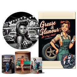 Trio Capas + Painéis Casado Pin Up - 1195 - ESTAMPARIA NET 