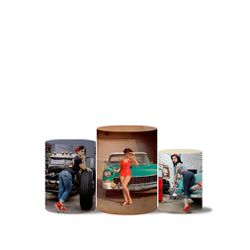 Trio Capas Cilindro Tema Pin Up - 1195 - ESTAMPARIA NET 
