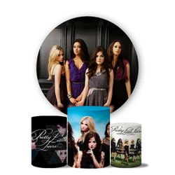 Trio Capas Cilindros + Painel Veste Fácil Pretty Little Liars - 1903 - ESTAMPARIA NET 