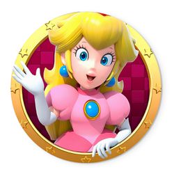 Painel Temático Princesa Peach Fácil C/ Elástico - 9555 - ESTAMPARIA NET 