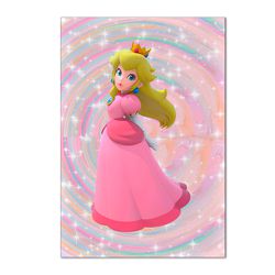 Painel Festa Retangular Tema Princesa Peach - 9555 - ESTAMPARIA NET 