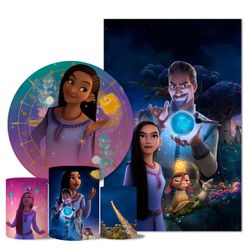 Trio Capas + Painéis Casado Tema Princesa Wish Veste Fácil - 9518 - ESTAMPARIA NET 