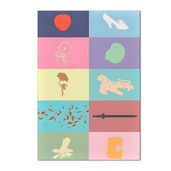 Painel Retangular Princesas 2 - 9597 - ESTAMPARIA NET 