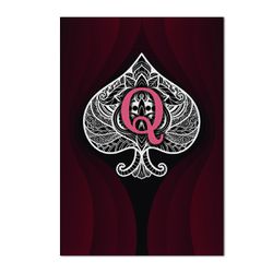 Painel Retangular Queen Of Spades - 1917 - ESTAMPARIA NET 