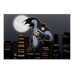 Painel Retangular Horizontal Batman Noturno - 0196 - ESTAMPARIA NET 