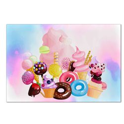 Painel Retangular Horizontal Batman Doces - Doces - ESTAMPARIA NET 