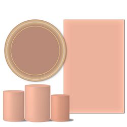 Trio Capas + Painéis Casado Veste Fácil Rose - 1906 - ESTAMPARIA NET 