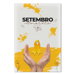 Painel Retangular Setembro Amarelo - 1973 - ESTAMPARIA NET 