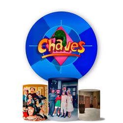 Trio Capas Cilindros + Painel Tema Turma do Chaves - 1161 - ESTAMPARIA NET 
