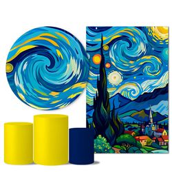 Trio Capas + Painéis Casado Veste Fácil Van Gogh - 1902 - ESTAMPARIA NET 