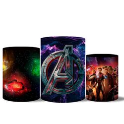 Trio Capas Cilindros Veste Fácil Vingadores 3 - 7509 - ESTAMPARIA NET 