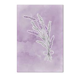 Painel Retangular Tema Lavanda Floral - 1514 - ESTAMPARIA NET 