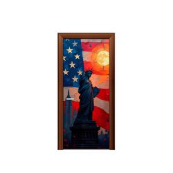 Capa de Porta Veste Facil Com Elástico Tema Estatua da Liberdade - 183 - ESTAMPARIA NET 