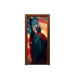 Capa de Porta Veste Facil Com Elástico Tema Estatua da Liberdade 2 - 184 - ESTAMPARIA NET 