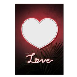 Painel Vazado Retangular Tema Love 4 - 1840 - ESTAMPARIA NET 