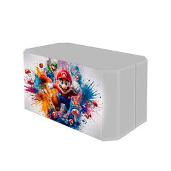 Capa de Mesa Tema Mario Cores - 1391 - ESTAMPARIA NET 