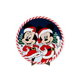 Painel Redondo 50x50 Mickey Natal - 0642 - ESTAMPARIA NET 