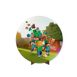 Painel Redondo 50x50 Minecraft - 029 - ESTAMPARIA NET 