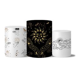 Trio Capas Cilindro Tema Mistico 1 - 1663 - ESTAMPARIA NET 