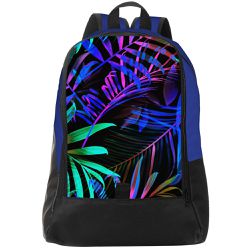 Mochila Escolar Floral Tropical Estilo Conforto - 00033721E - ESTAMPARIA NET 