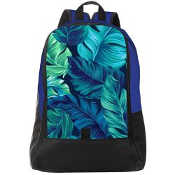 Mochila Escolar Floral Tropical Estilo Conforto - 00033723E - ESTAMPARIA NET 