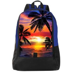 Mochila Escolar Floral Tropical Estilo Conforto - 00033726E - ESTAMPARIA NET 