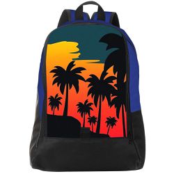 Mochila Escolar Floral Tropical Estilo Conforto - 00033728E - ESTAMPARIA NET 