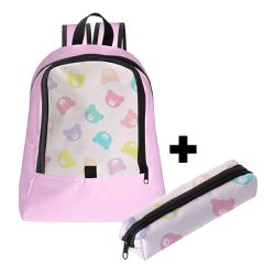 Mochila Infantil Feminina Estilo Conforto C/ Estojo - 00035925E - ESTAMPARIA NET 