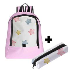 Mochila Infantil Feminina Estilo Conforto C/ Estojo - 00035932E - ESTAMPARIA NET 