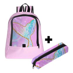 Mochila Infantil Feminina Estilo Conforto C/ Estojo - 00035944E - ESTAMPARIA NET 