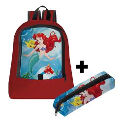 Mochila Infantil Feminina Trendy C/ Estojo - 00036143E - ESTAMPARIA NET 