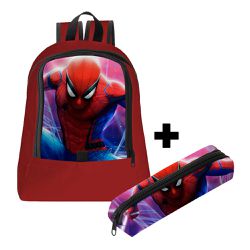 Mochila Infantil Masculina C/ Estojo - 00036139E - ESTAMPARIA NET 