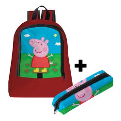 Mochila Infantil Masculina C/ Estojo - 00036129E - ESTAMPARIA NET 