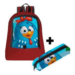 Mochila Infantil Masculina C/ Estojo - 00036130E - ESTAMPARIA NET 