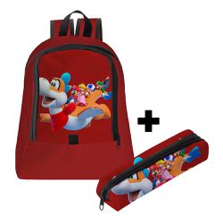 Mochila Infantil Masculina C/ Estojo - 00036131E - ESTAMPARIA NET 