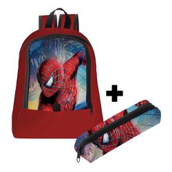 Mochila Infantil Masculina C/ Estojo - 00036133E - ESTAMPARIA NET 