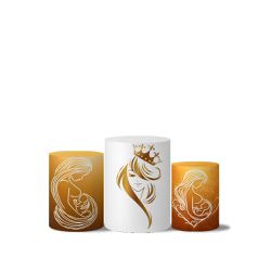 Trio Capas Cilindro Tema Obrigado Mãe 2 - 1656 - ESTAMPARIA NET 