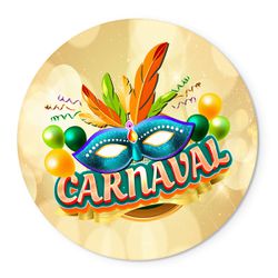 Painel Temático Carnaval Dourado Veste Fácil C/ Elástico - 00038068E - ESTAMPARIA NET 