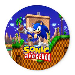 Painel Temático Sonic Veste Fácil C/ Elástico - 0760 - ESTAMPARIA NET 