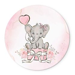 Painel Temático Elefantinho Rosa Veste Fácil C/ Elástico - Elefante 4 - ESTAMPARIA NET 