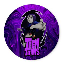 Painel Temático Teen Titans Ravena Veste Fácil C/ Elástico - 0740 - ESTAMPARIA NET 