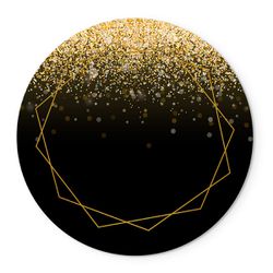 Painel Temático Glitter Dourado Veste Fácil C/ Elástico - Glitter 2 - ESTAMPARIA NET 