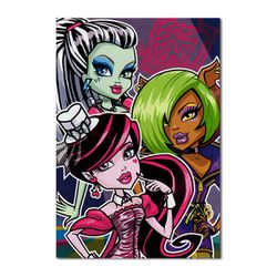 Painel Festa Retangular Monster High - 0035 - ESTAMPARIA NET 