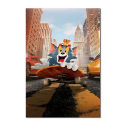 Painel Festa Retangular Tema Tom e Jerry - 0029 - ESTAMPARIA NET 