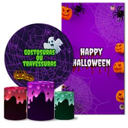 Trio Capas + Painéis Casado Halloween Happy Veste Fácil - 00036450E - ESTAMPARIA NET 