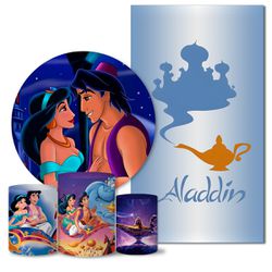 Trio Capas + Painéis Casado Tema Aladdin Veste Fácil - 0771 - ESTAMPARIA NET 