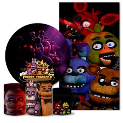 Trio Capas + Painéis Casado Tema Five Nights Veste Fácil - 0015 - ESTAMPARIA NET 