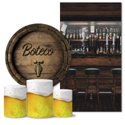 Trio Capas + Painéis Casado Boteco 2 Veste Fácil - 00033498E - ESTAMPARIA NET 