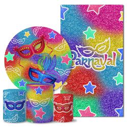 Trio Capas + Painéis Casado Tema Carnaval 1 Veste Fácil - 00025930E - ESTAMPARIA NET 