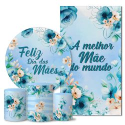 Trio Capas + Painéis Casado Tema Dia Das Mães 3 Veste Fácil C/ Elástico - 00028528E - ESTAMPARIA NET 